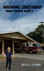 Paramedic watching firetruck leave station